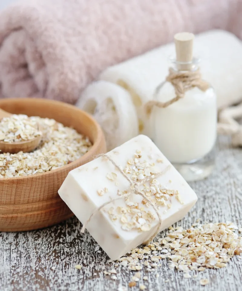 Unscented Oatmeal, Milk & Honey Soap